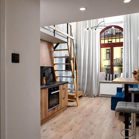 Ferienwohnung Studio Z Widokiem Na Piotrkowska Łódź Exterior foto